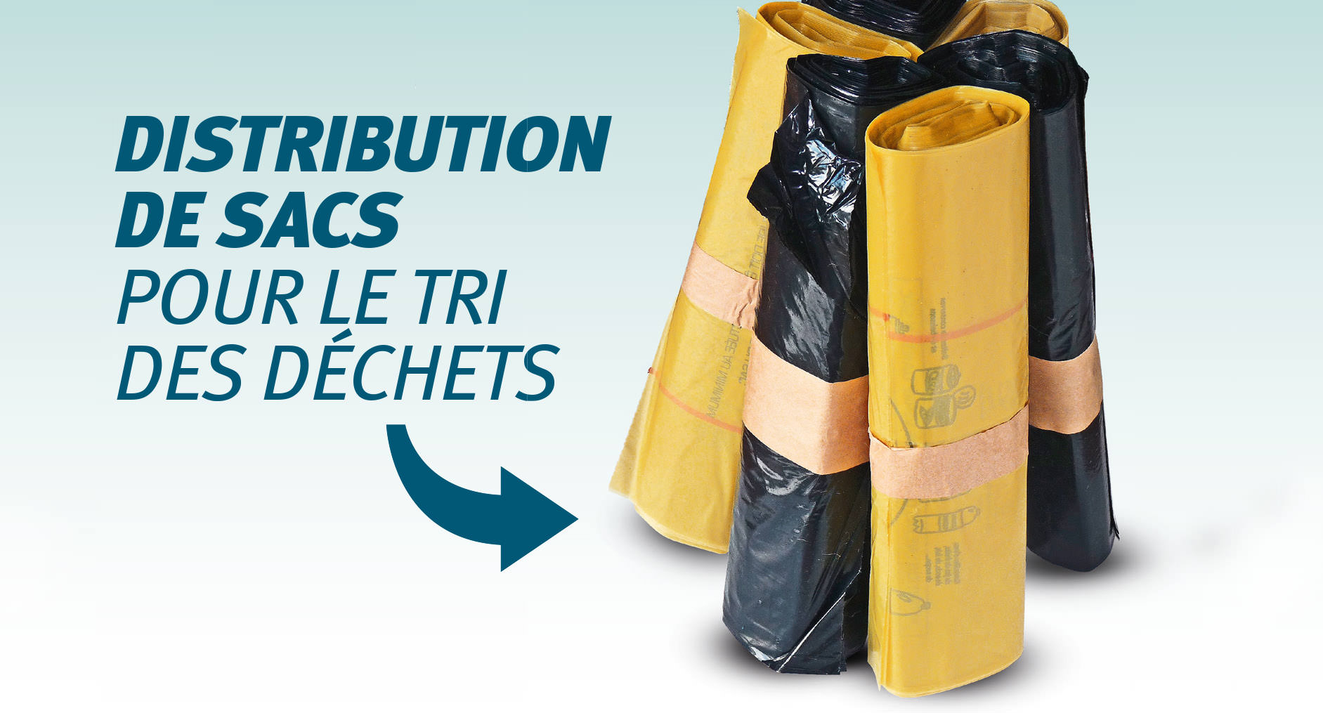 Tri Sélectif - Distributions annuelles des sacs jaunes : Samedis 7 et 14  octobre de 10h à 12h, Atelier Municipal - L'Herbergement