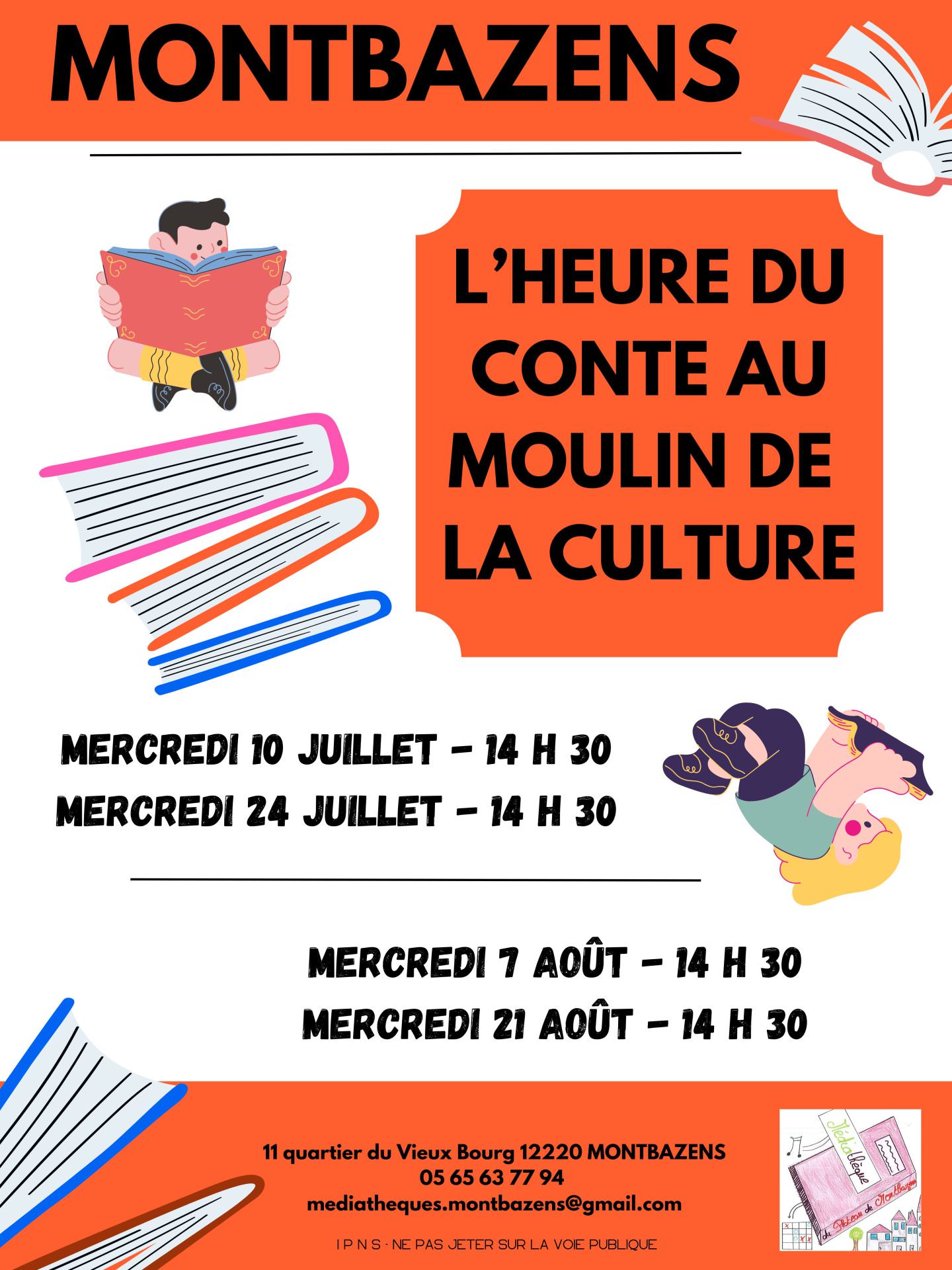 Lire la suite à propos de l’article Contes au Moulin de la Culture à MONTBAZENS