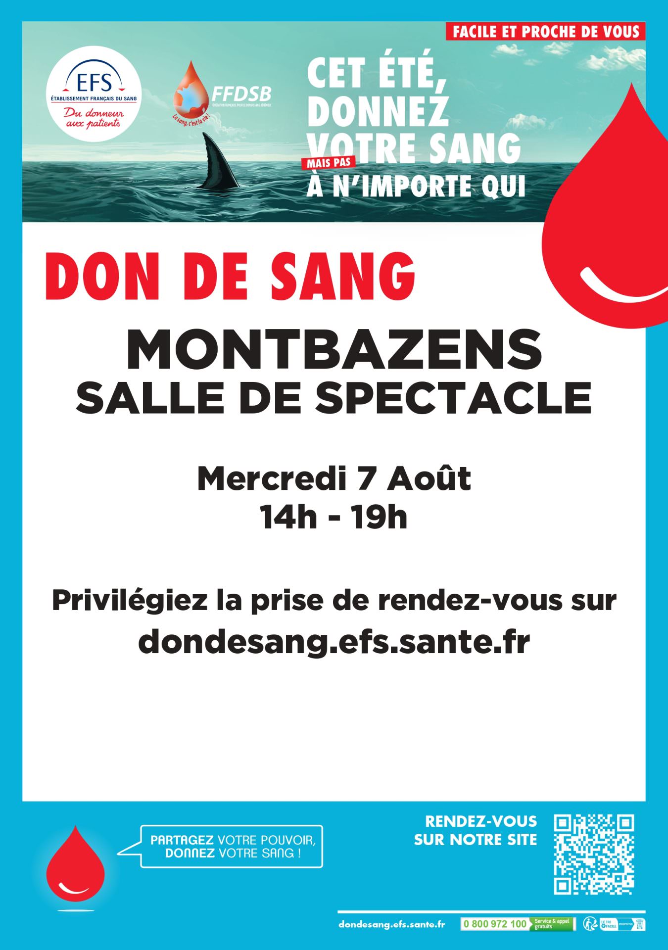 Lire la suite à propos de l’article DON DU SANG A MONTBAZENS LE 7 AOUT 2024
